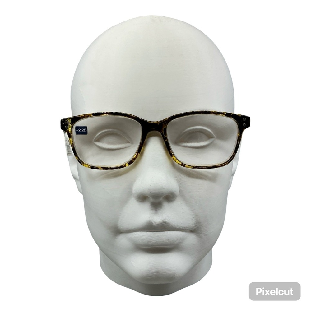 Peepers Nature Walk Reading Glasses +2.25 Tortoise Aqua 940225 Rectangular New